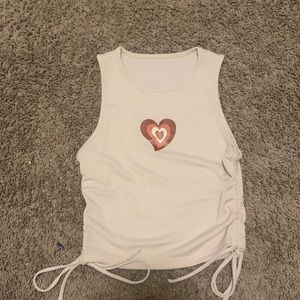 crèche rank with strings to crop it out. Cute heart accent. fits very nicely.